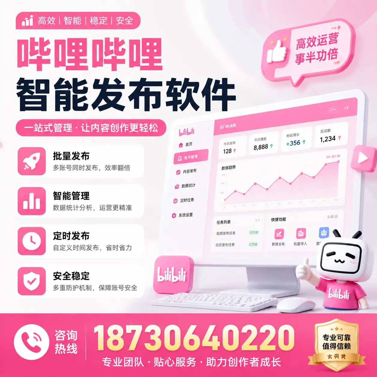 如何评估哔哩哔哩智能发布软件的ROI?兴安 企业必读